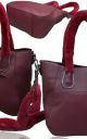 Torebka damska 3550 bordo
